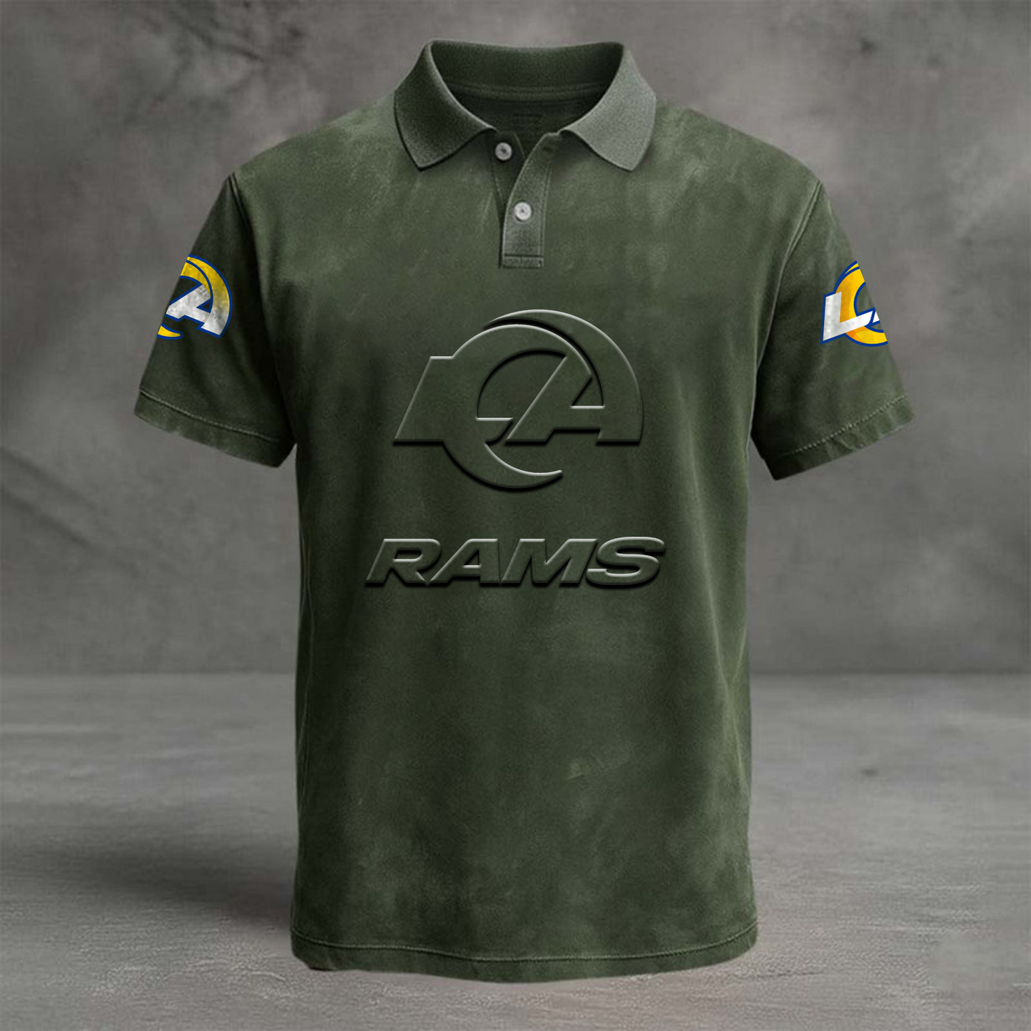 LAR x NFL Embossed Polo Shirt DATND TANTD