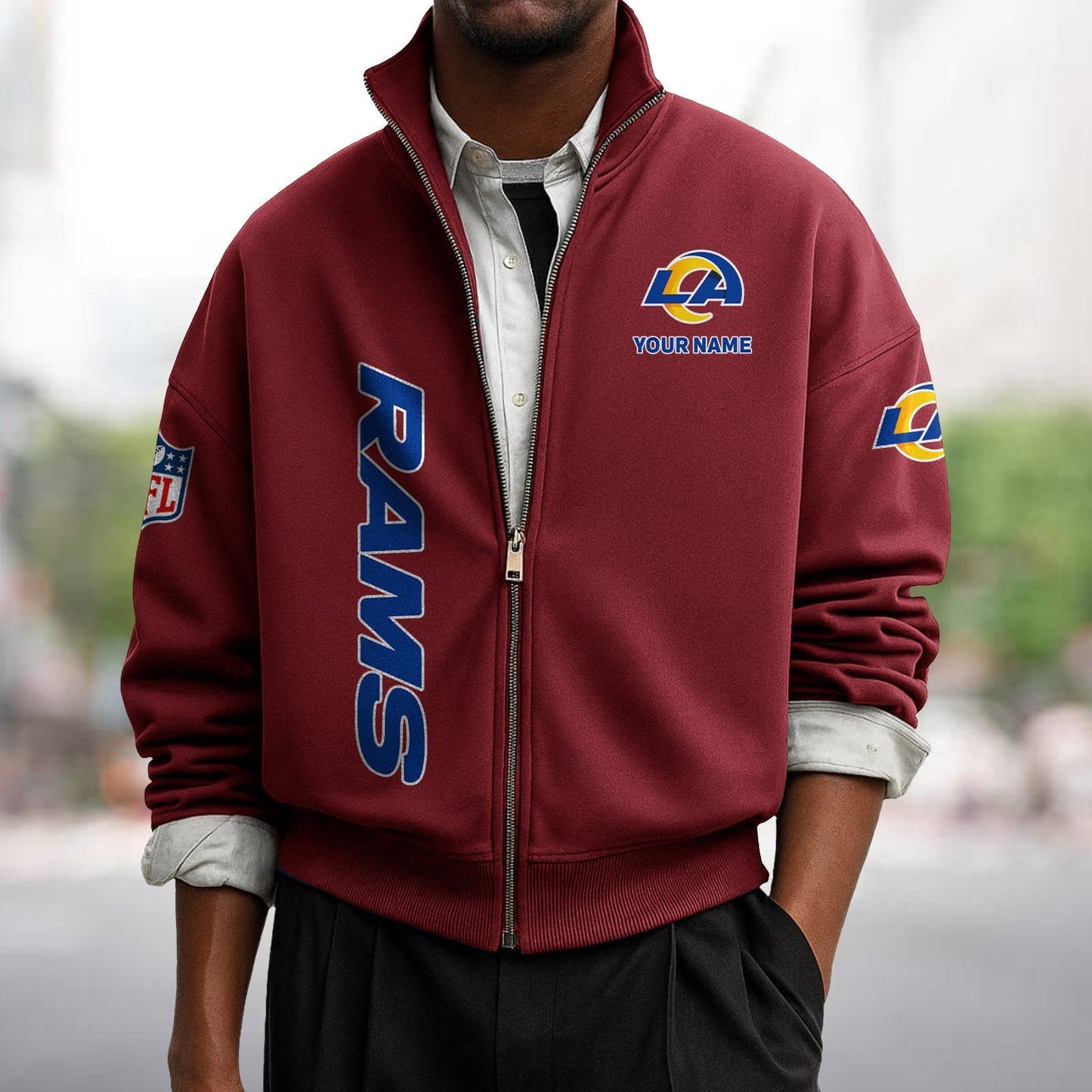 LAR x NFL Sweatshirt Full Zip DATND TANTD