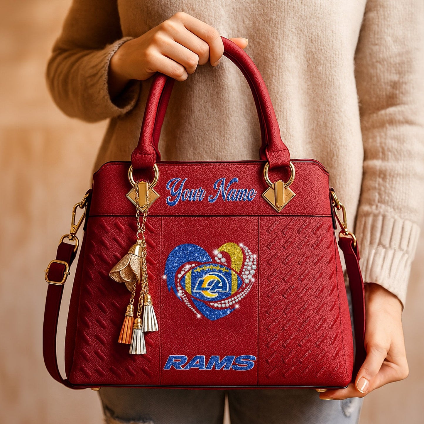 LAR x NFL Zip Handbag 0811 DatND DVT