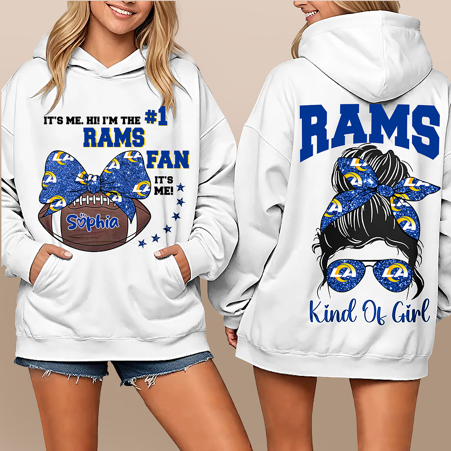 LAR Premium NFL Kind Of Girl Hoodie DDT HLPHUONG
