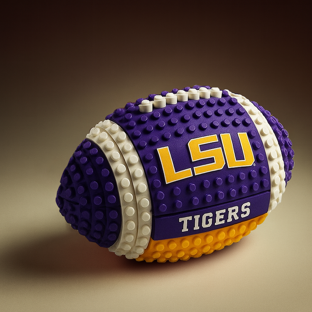 NCAA Team Building Block Football Set DDT CTND