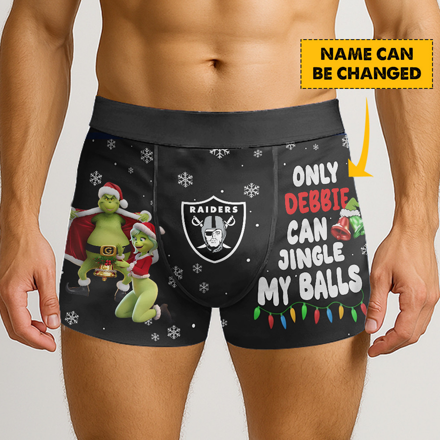 LV x NFL Funny Grinch Men Boxers Personalized Any Name DatND DVT