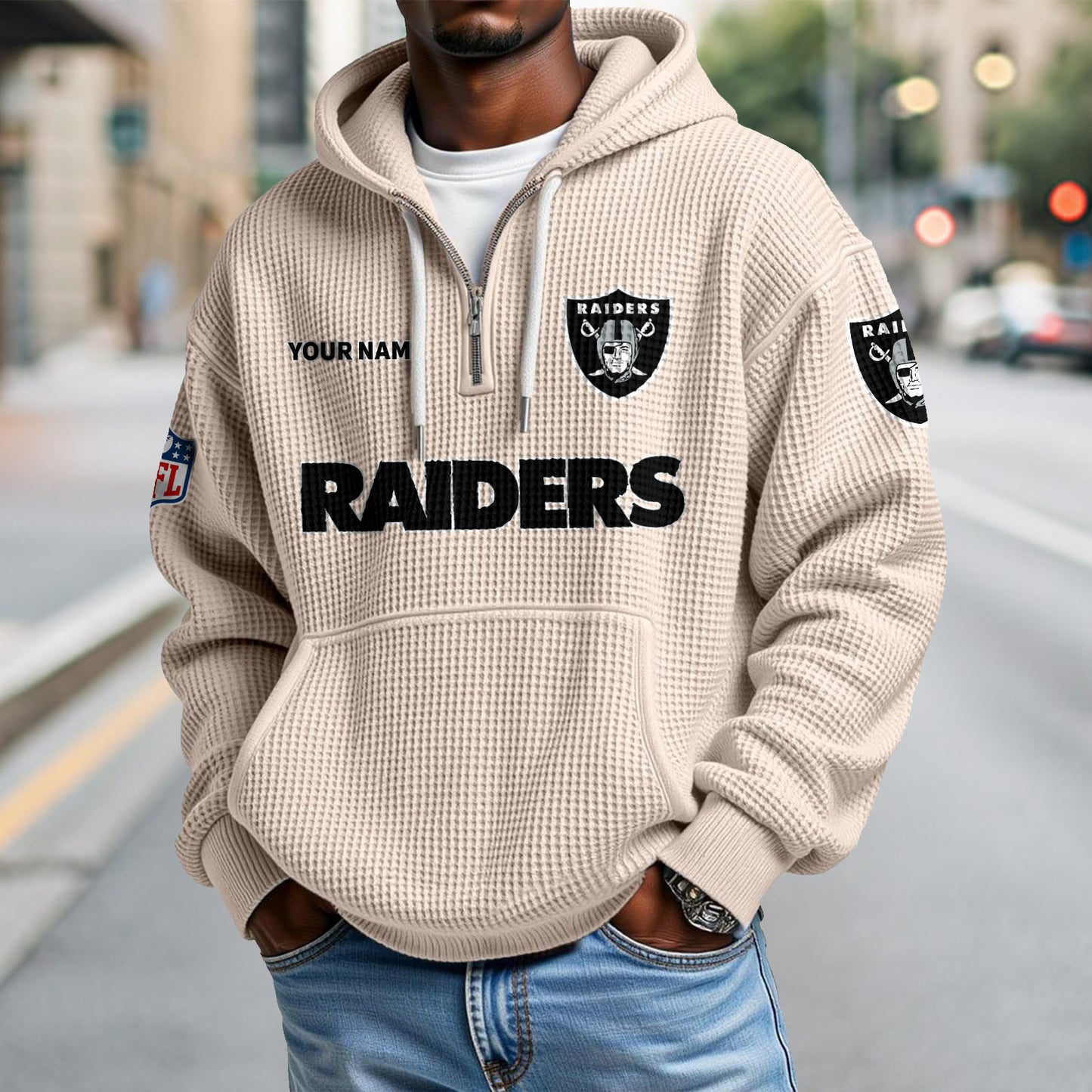 LV x NFL Waffle Hoodie DatND DVT