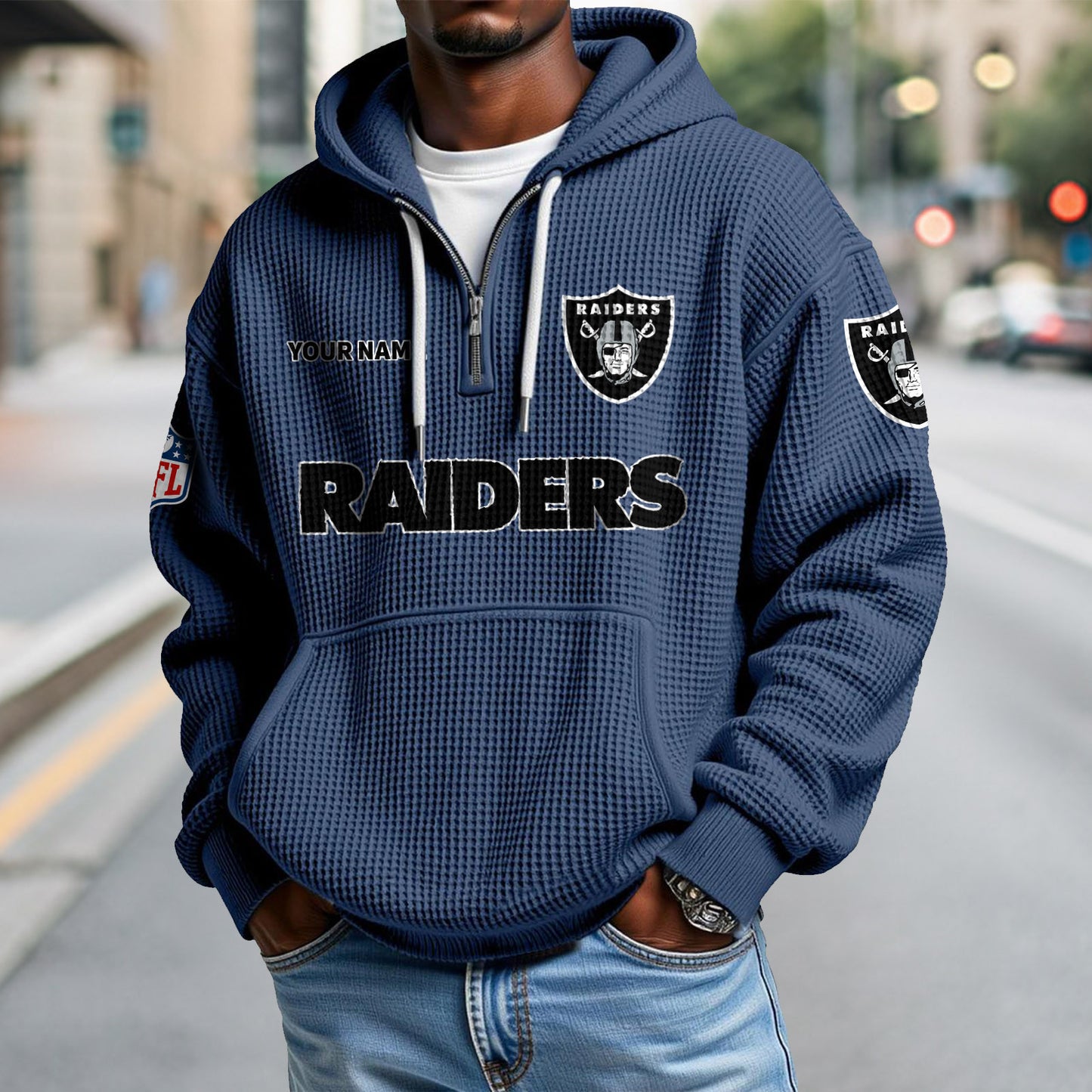 LV x NFL Waffle Hoodie DatND DVT