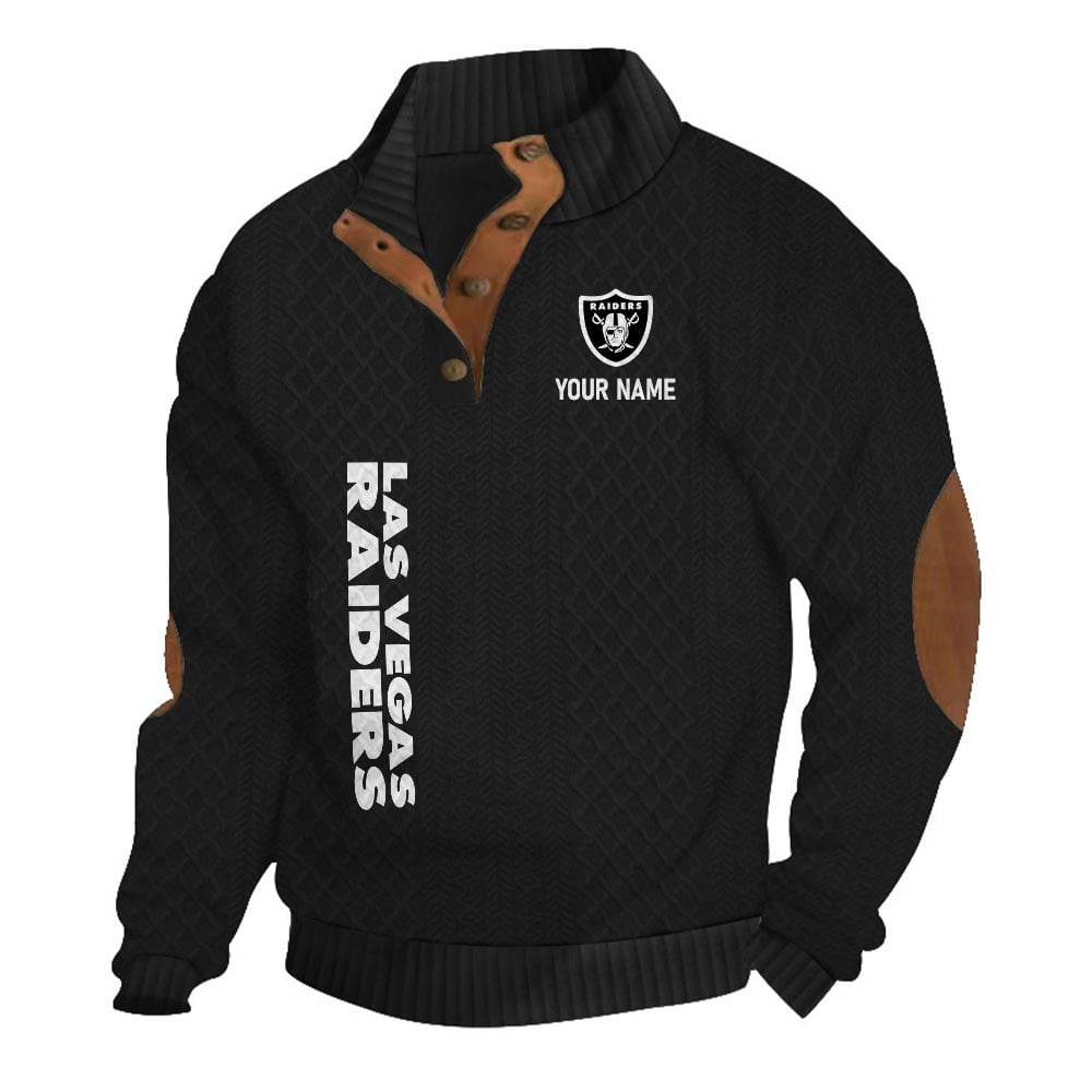 LVR NFL Basic Knitted Stand Collar Sweatshirt DDT CTND