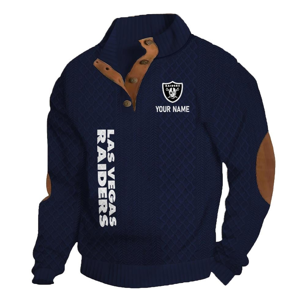 LVR NFL Basic Knitted Stand Collar Sweatshirt DDT CTND