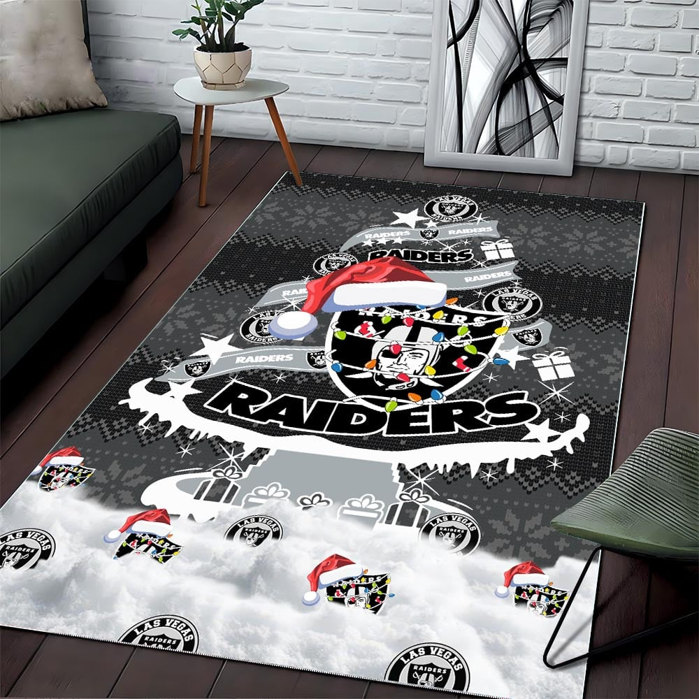 LVR NFL Chrismas Carpet Rug DDT NTL