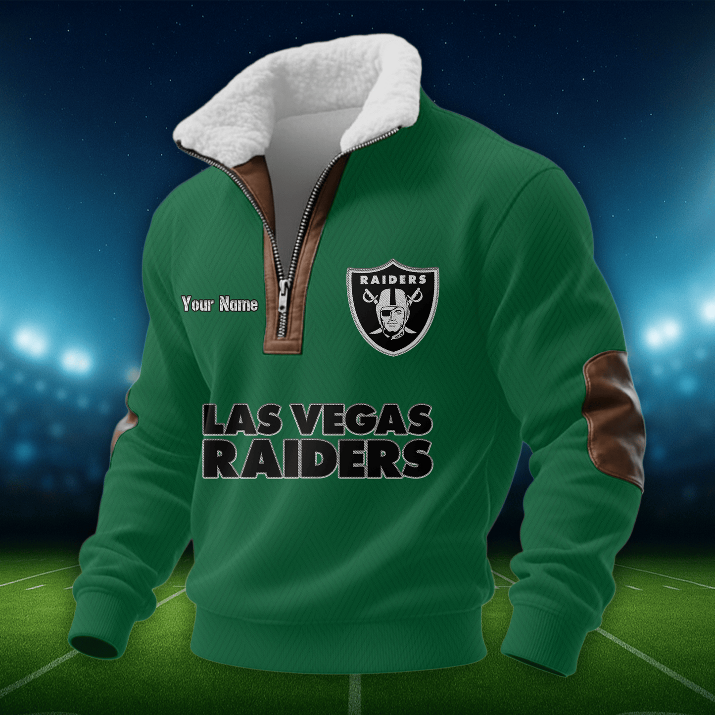 LVR NFL Men Fur Collar Sweatshirt DDT CTND