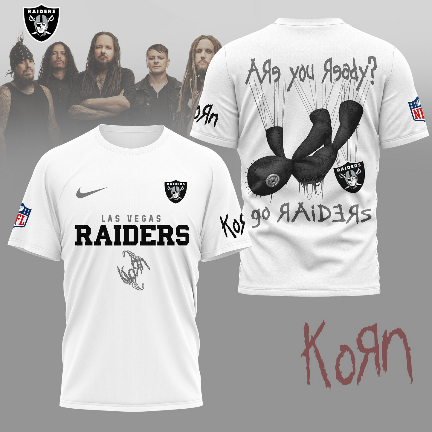 LVR Premium NFL Korn Fan Shirt DDT CTND