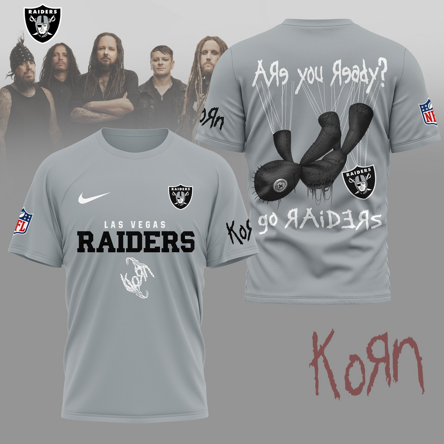 LVR Premium NFL Korn Fan Shirt DDT CTND