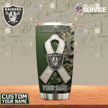 LVR Premium NFL Proudly Served Tumbler DDT NTL