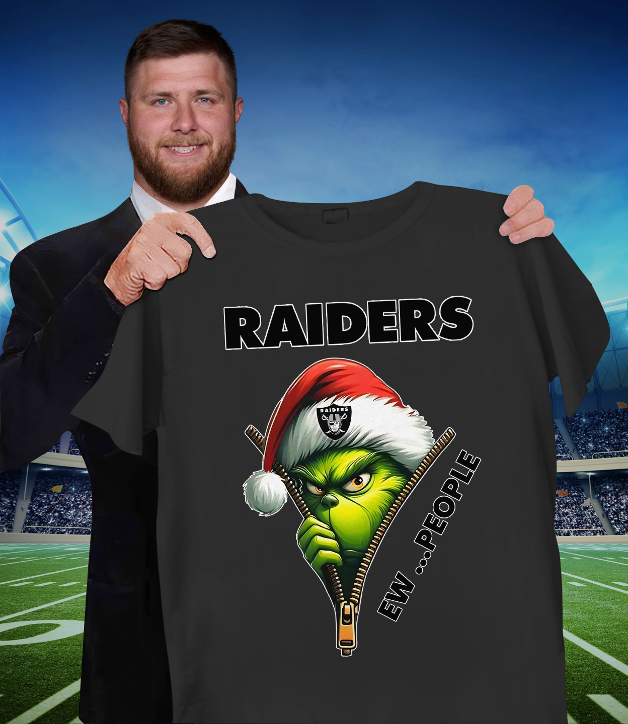 LVR x NFL Christmas T-Shirt DATND TANTD 151125