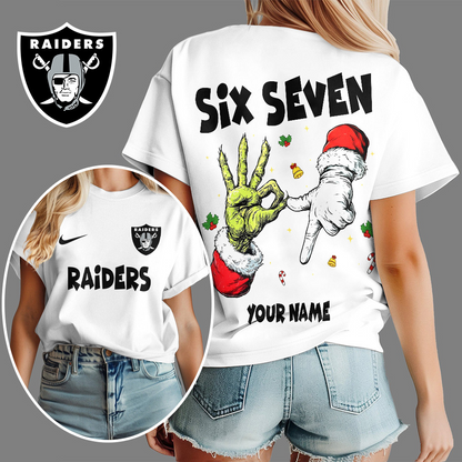 LVR x NFL Funny Six Seven Hot Trend Tshirt Custom Any Name DATND TANTD