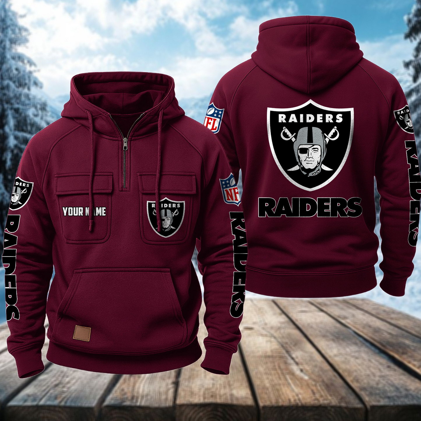 LVR x NFL Premium Hoodie DATND TANTD