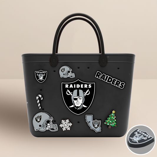 LVR x NFL Rubber Tote Bag with Team Charms DATND TANTD