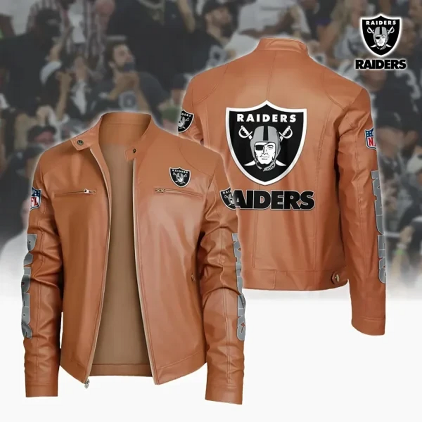 LVR x NFL Sport Leather Jacket DATND TANTD