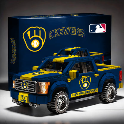 MLB 3D Racing Truck Model Building Block Set V1 NAK NHM