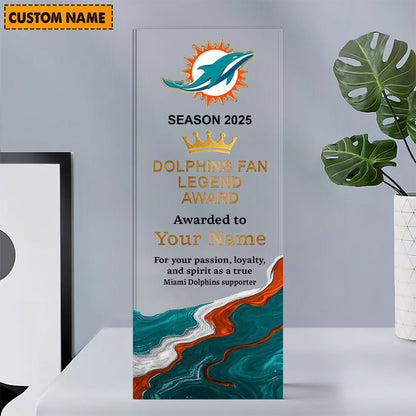 MD NFL Personalized Acrylic Award Plaque Funny Christmas Gift For Family DDT NTL