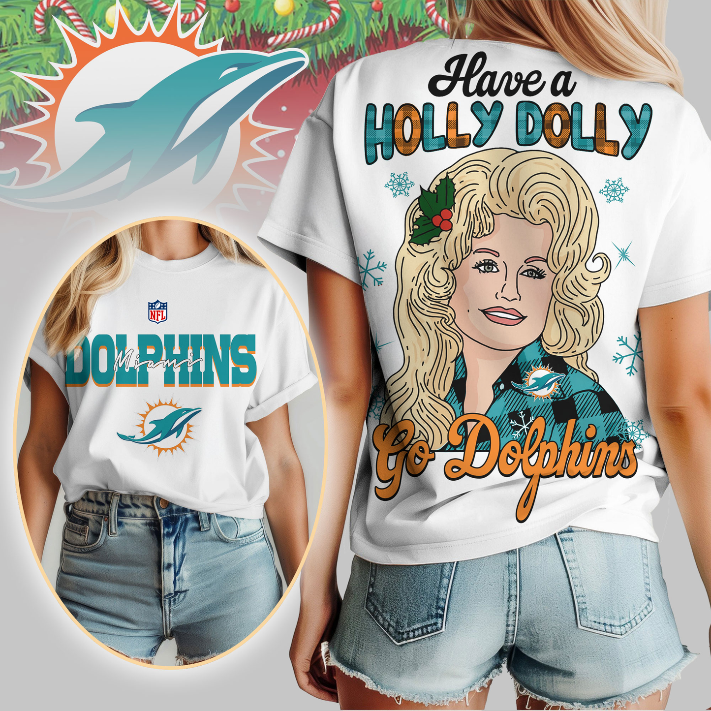 MD Premium NFL Have A Holly Dolly Women Shirt DDT CTND