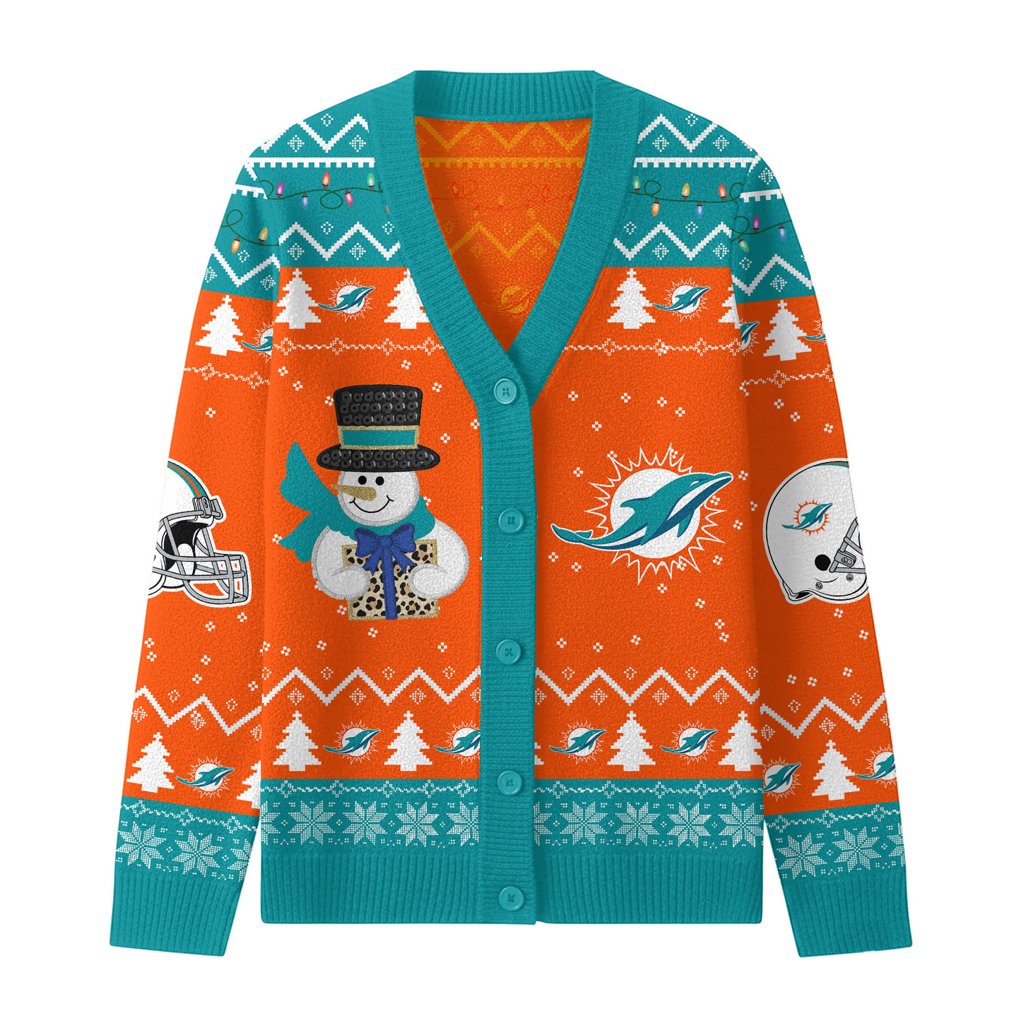 MD x NFL Premium Knitted Cardigan Jacket DDT CTND