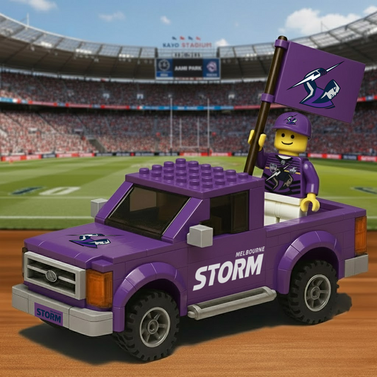 MEL x NRL Building Blocks Truck Toy Set DatND DVT