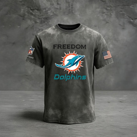 MIA Premium NFL The Freedom Washed Tee DatND DVT