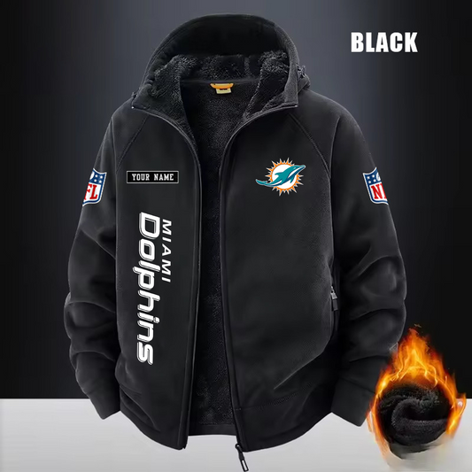 MIA x NFL 3D Half-zip Hoodie DATND TANTD