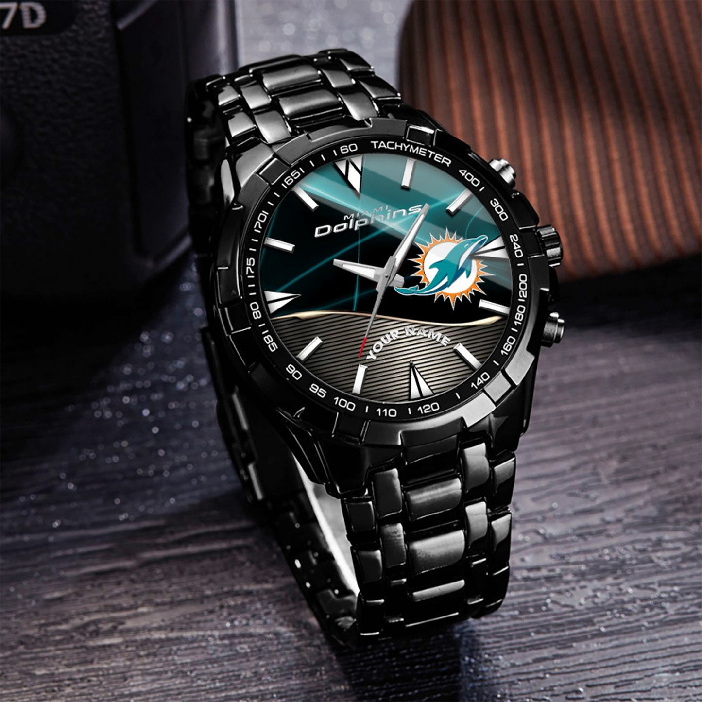 MIA x NFL Luxury Alloy Watch DATND TANTD