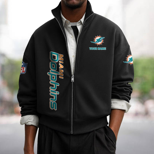 MIA x NFL Sweatshirt Full Zip DATND TANTD