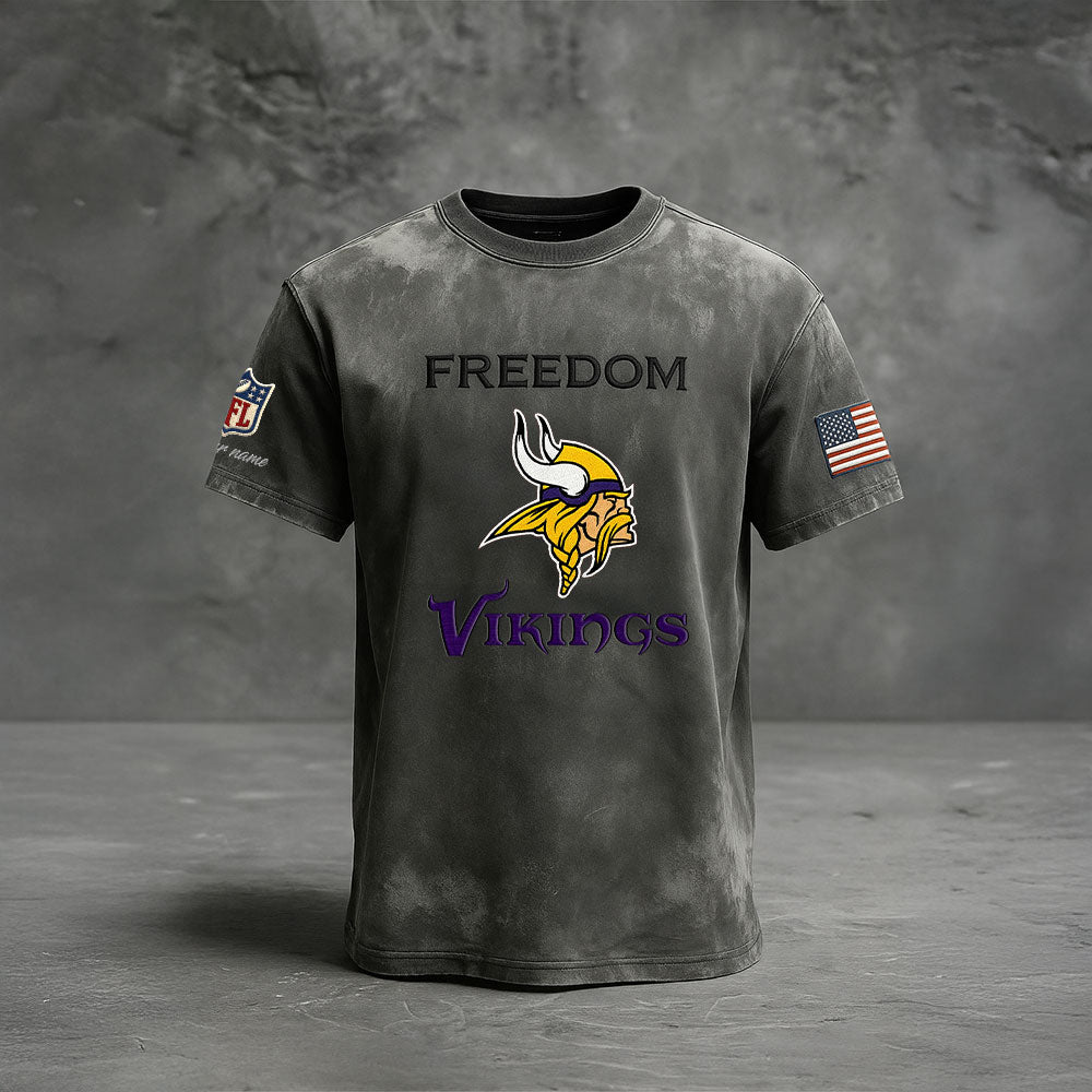 MIN Premium NFL The Freedom Washed Tee DatND DVT