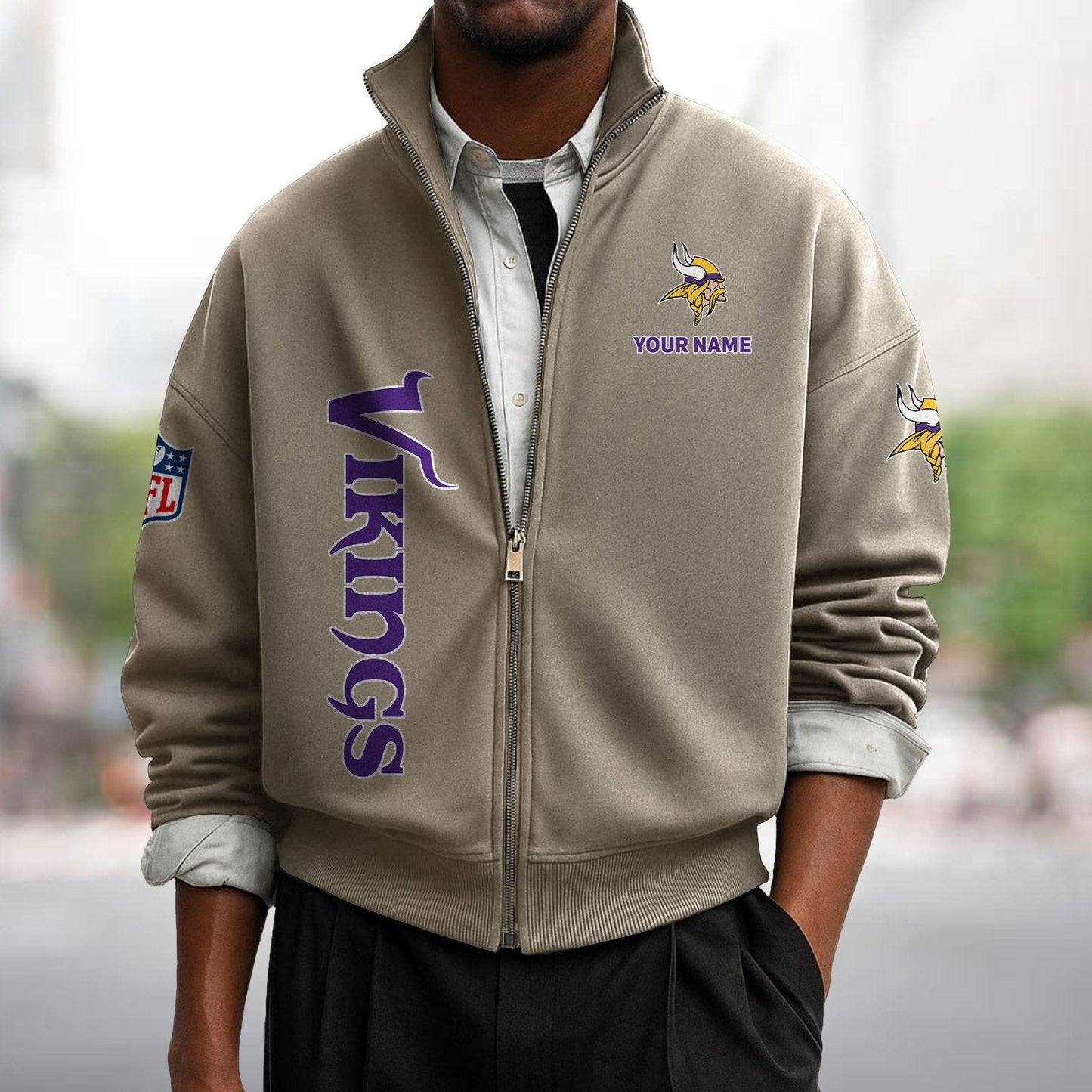 MIN x NFL Sweatshirt Full Zip DATND TANTD