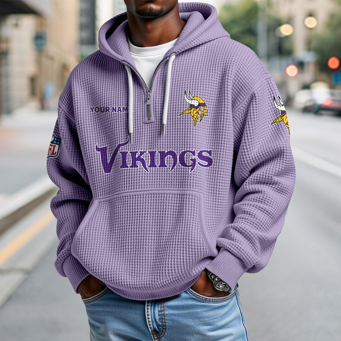 MIN x NFL Waffle Hoodie DatND DVT