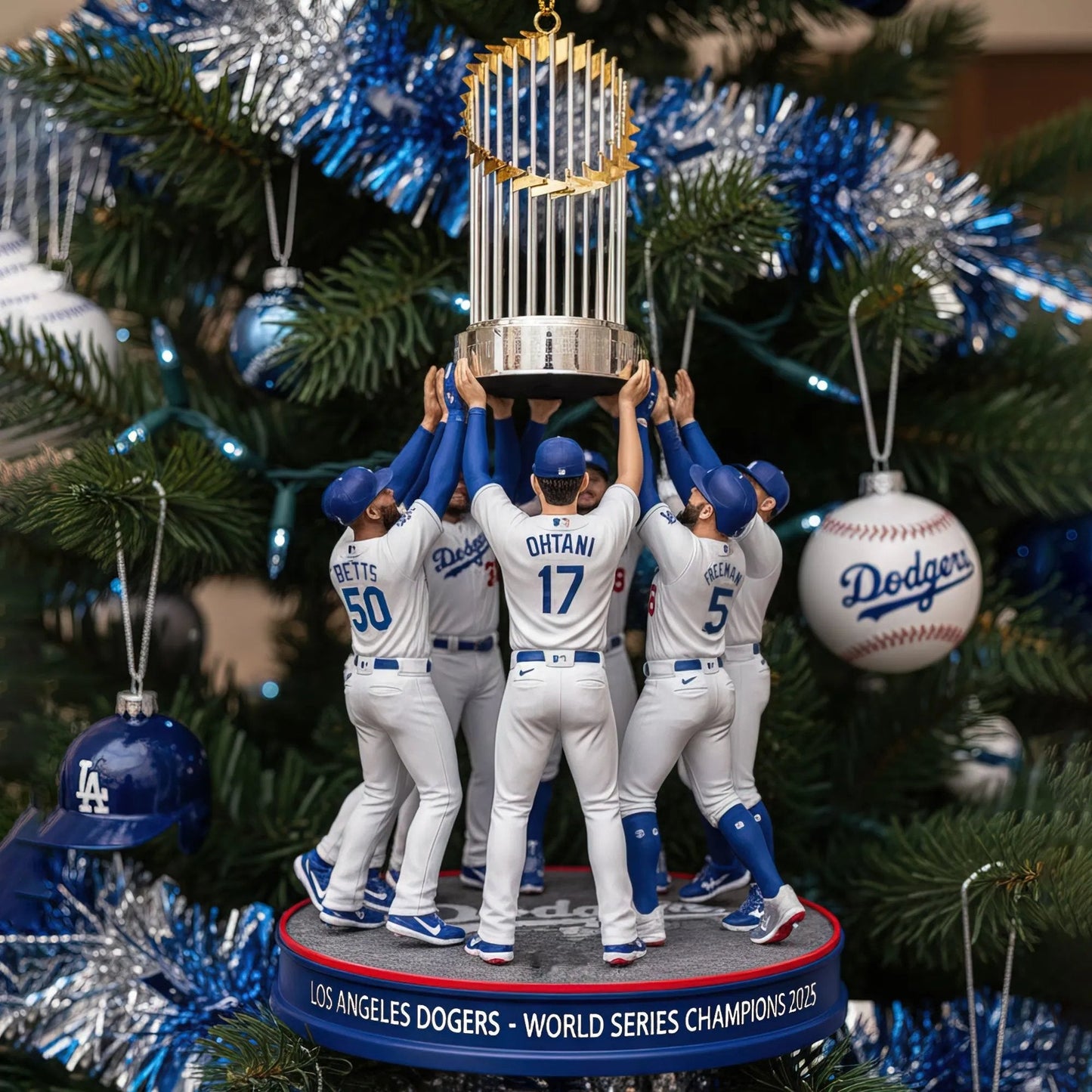 MLB x LAD World Series Champions 2025 Baseball Ornaments HLP HLPHUONG