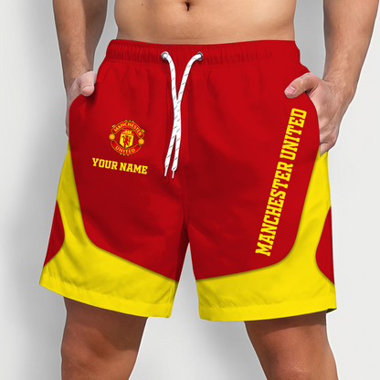 MU x EPL Team Special Short Pants For Men Custom Name Gifts DATND TANTD