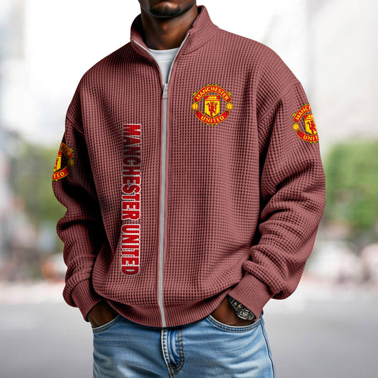 MUN x EPL Waffle Zip Up Sweatshirt DatND DVT