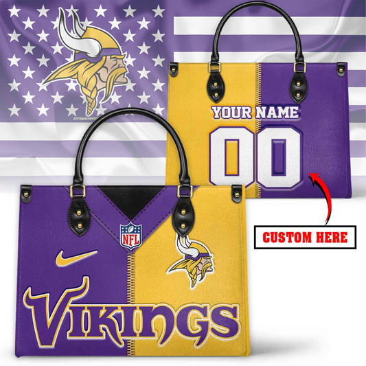 MV NFL Jersey Leather Handbag DDT NTL