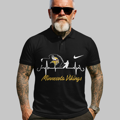 MV Premium NFL Fishing In My DNA Polo Shirt DDT CTND