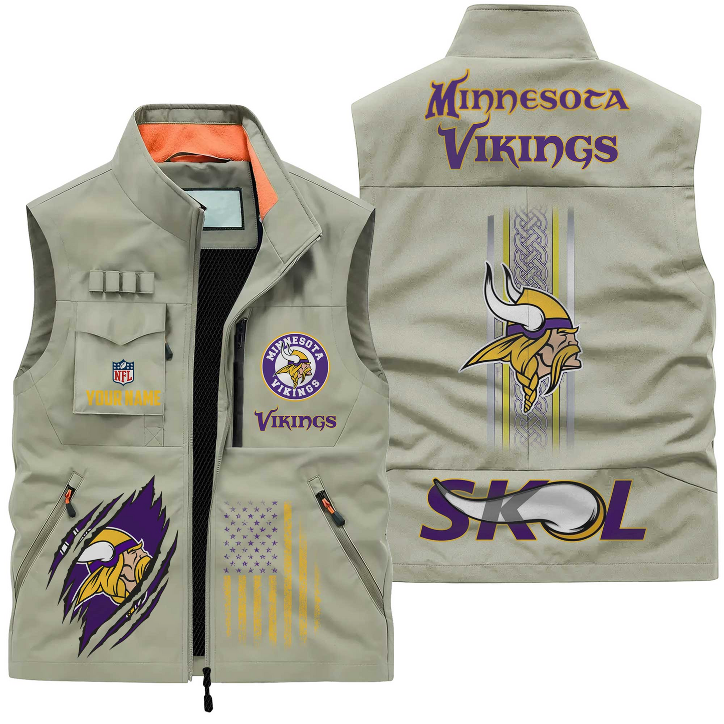 MV Premium NFL Fishing Vest DDT CTND