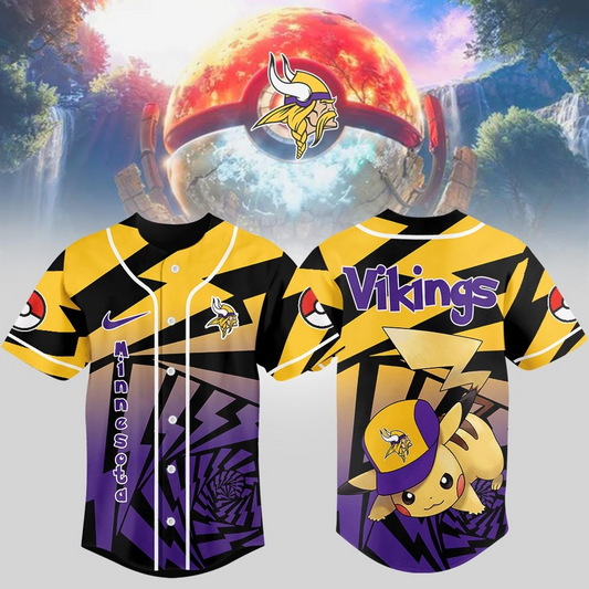MV Premium NFL Pikachu Jersey Shirt DDT 101125 HLPHUONG
