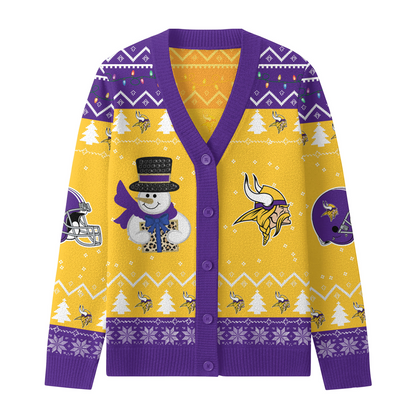 MV x NFL Premium Knitted Cardigan Jacket DDT CTND