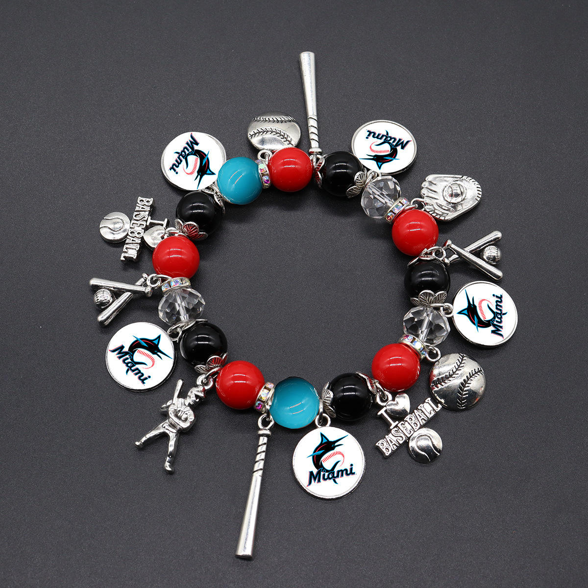 MLB Teams Charm Bracelet DDT NTL