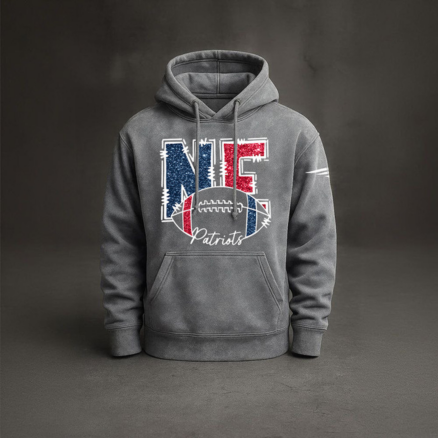 NE x NFL Embossed Hoodie DatND THUONGNH