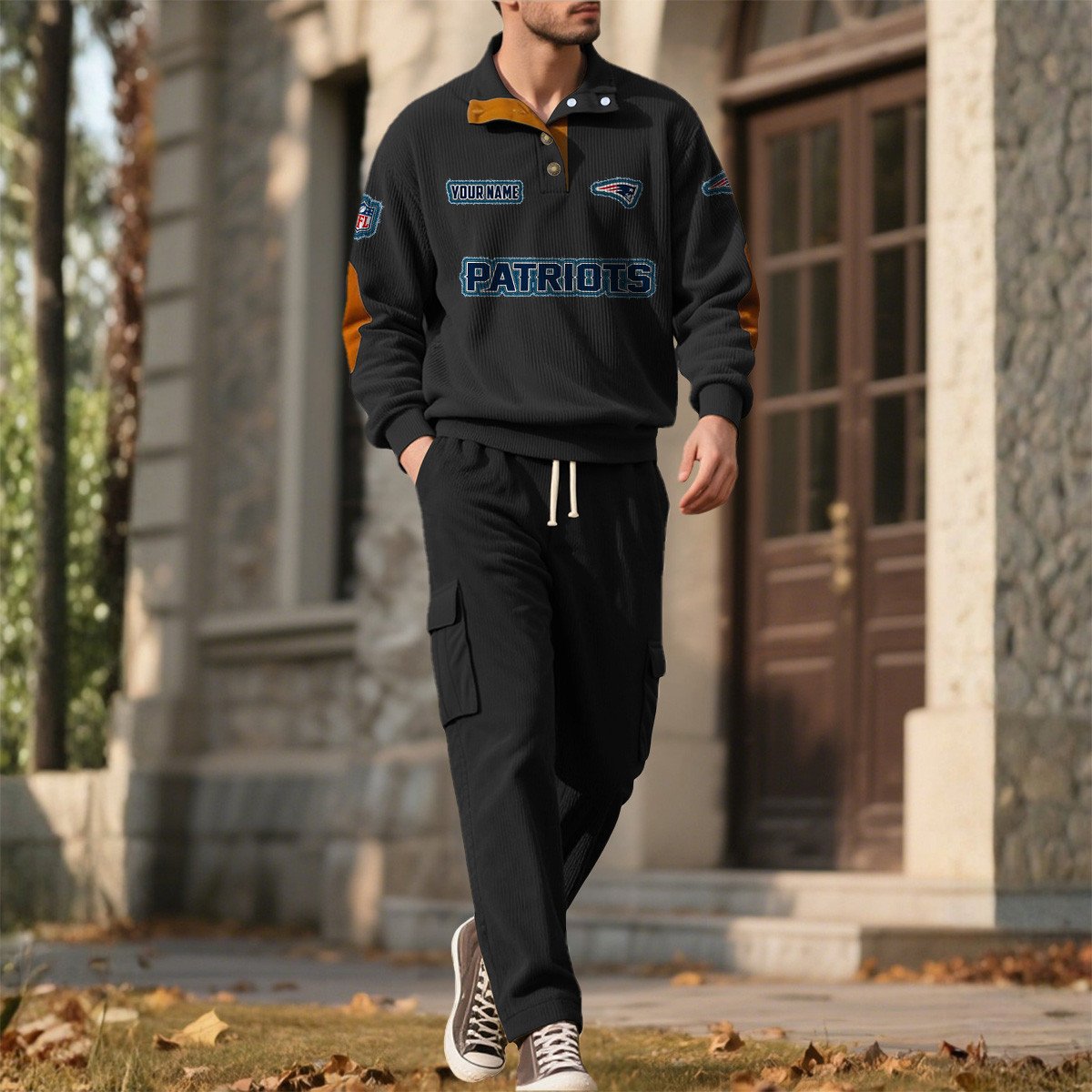 NE x NFL Men's Corduroy Sweatshirt 1011 DatND DVT