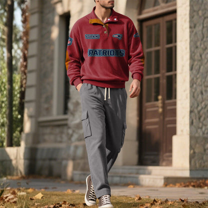 NE x NFL Men's Corduroy Sweatshirt 1011 DatND DVT