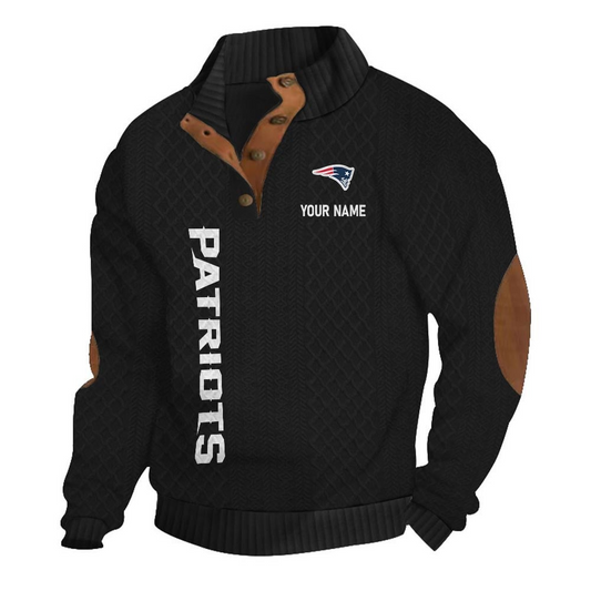 NEP NFL Basic Knitted Stand Collar Sweatshirt DDT CTND