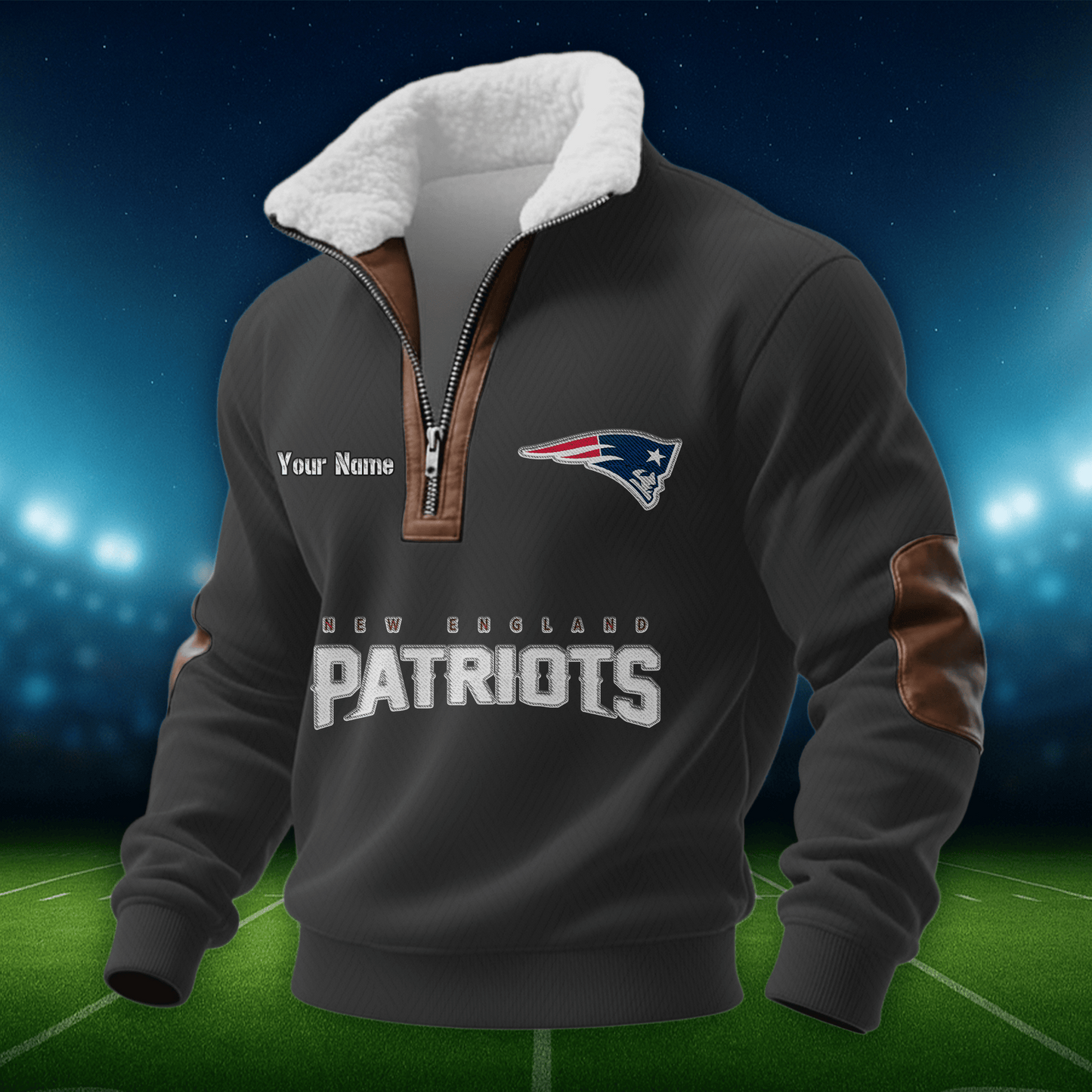 NEP NFL Men Fur Collar Sweatshirt DDT CTND