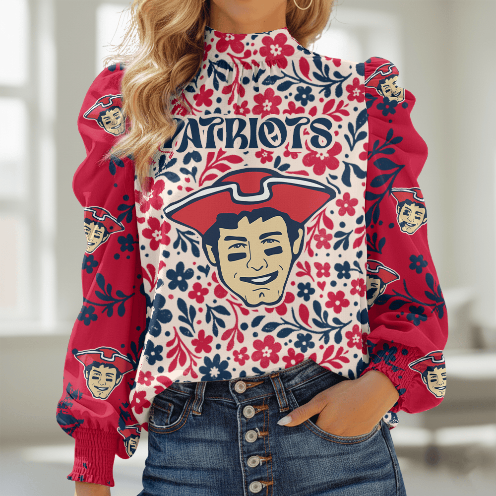 NEP NFL Women Puff Sleeve Blouse DDT NTL