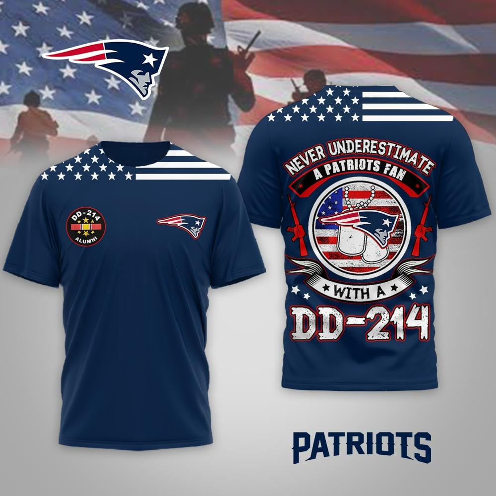 NEP Premium NFL DD-214 Alumni 3D Shirt DDT NTL