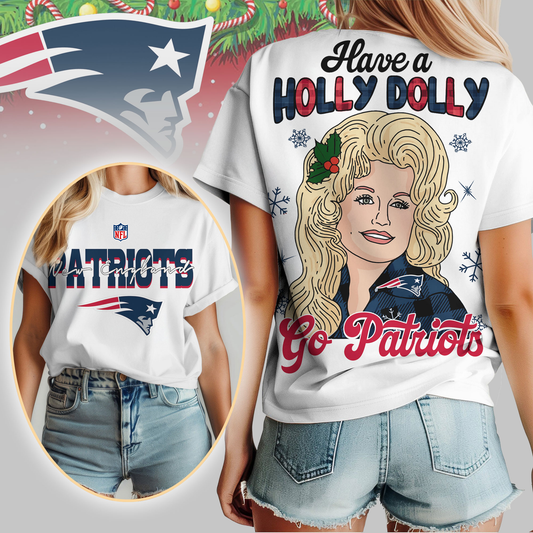 NEP Premium NFL Have A Holly Dolly Women Shirt DDT CTND