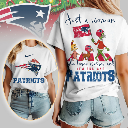 NEP Premium NFL Just A Woman Who Loves Winter 3D Shirt DDT CTND